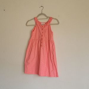 Lemonkiss sleevesles girl dress size 8 color coral